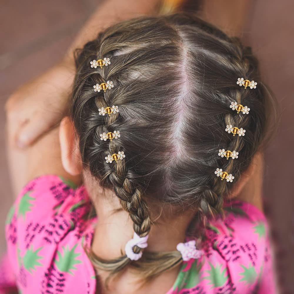 Small Hair Clips Mini Hair Claw Clips No-Slip Grip Jaw Clips Glitter Teeth Clips Rhinestone Hair Clips Metal Clamps Mix Colored Flower Hair Accessories for Girls Women (Gold-13Colors)