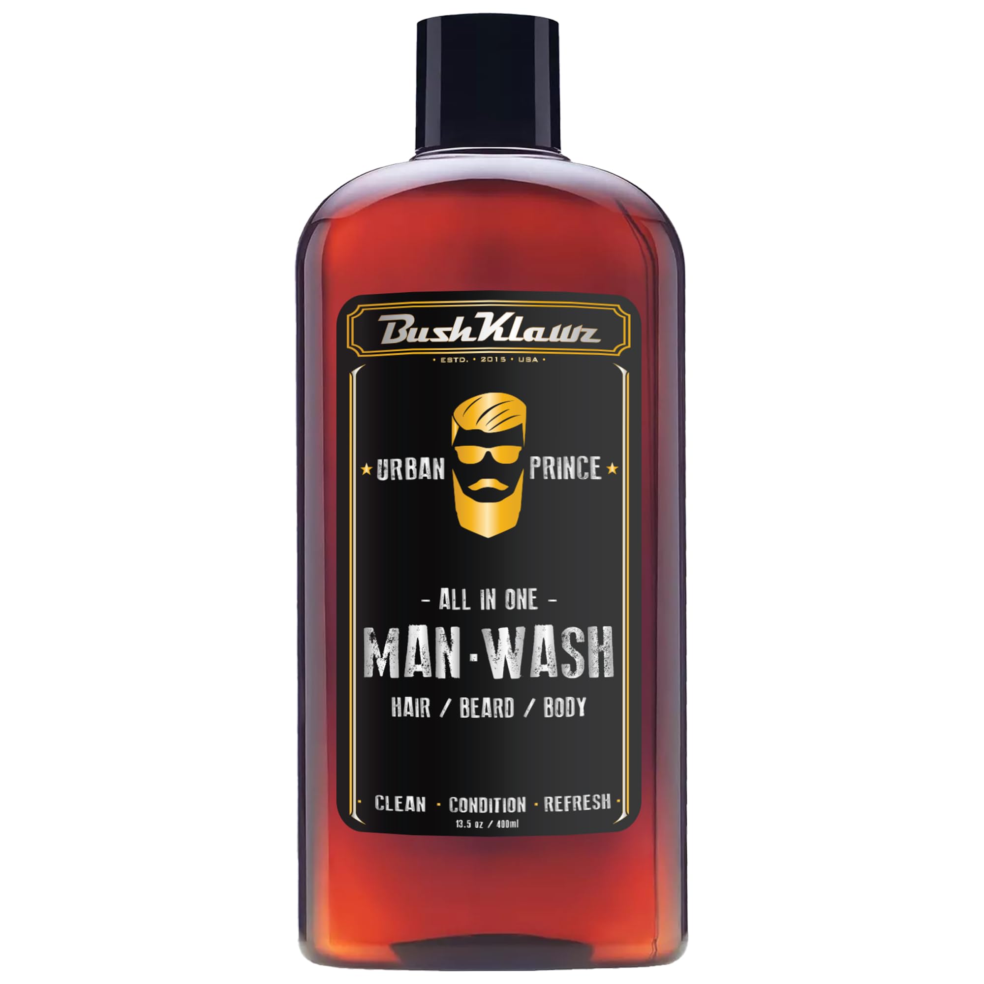 BushKlawz Man Wash (13.5 oz, Urban Prince)