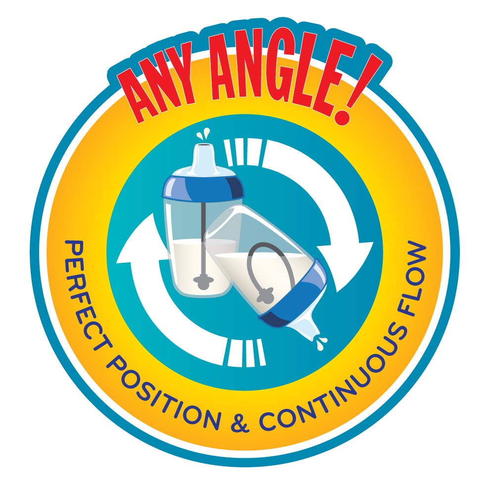 Nuby Tritan No Spill Trainer Cup with Silicone Spout & 360 Weighted Straw with Hygienic Cover, 10 ml