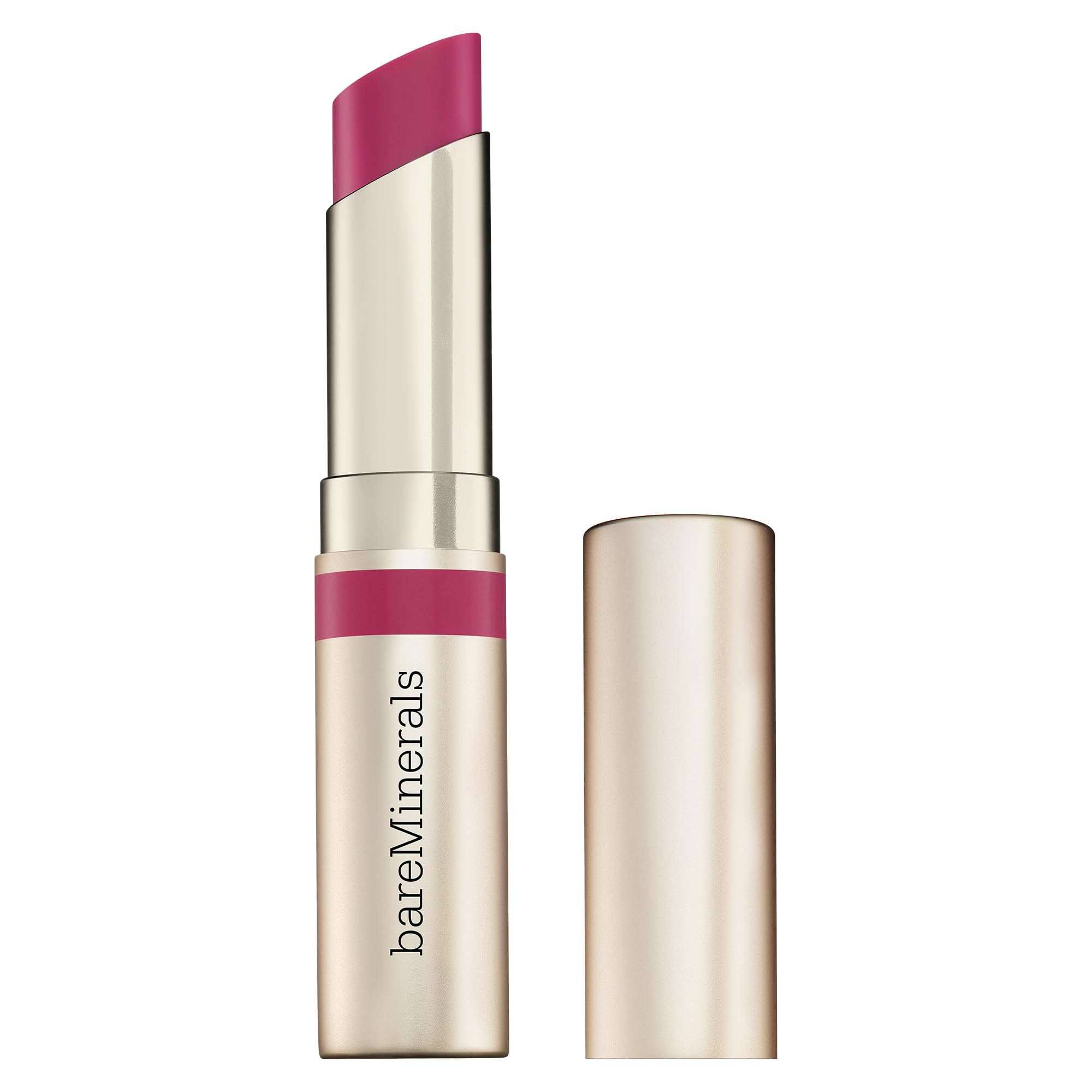 bareMinerals Dewy Lip Gloss-Balm, Hydrating Lip Gloss + Tinted Lip Balm Hybrid, Shine Finish + 24 Hour Hydration, For Soft + Smooth Lips, Non Sticky, Vegan