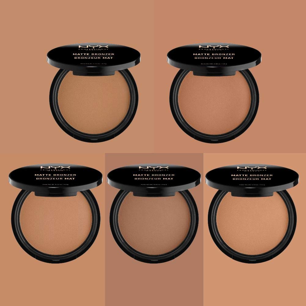NYX PROFESSIONAL MAKEUP Matte Bronzer, Dark Tan, 0.33 Ounce