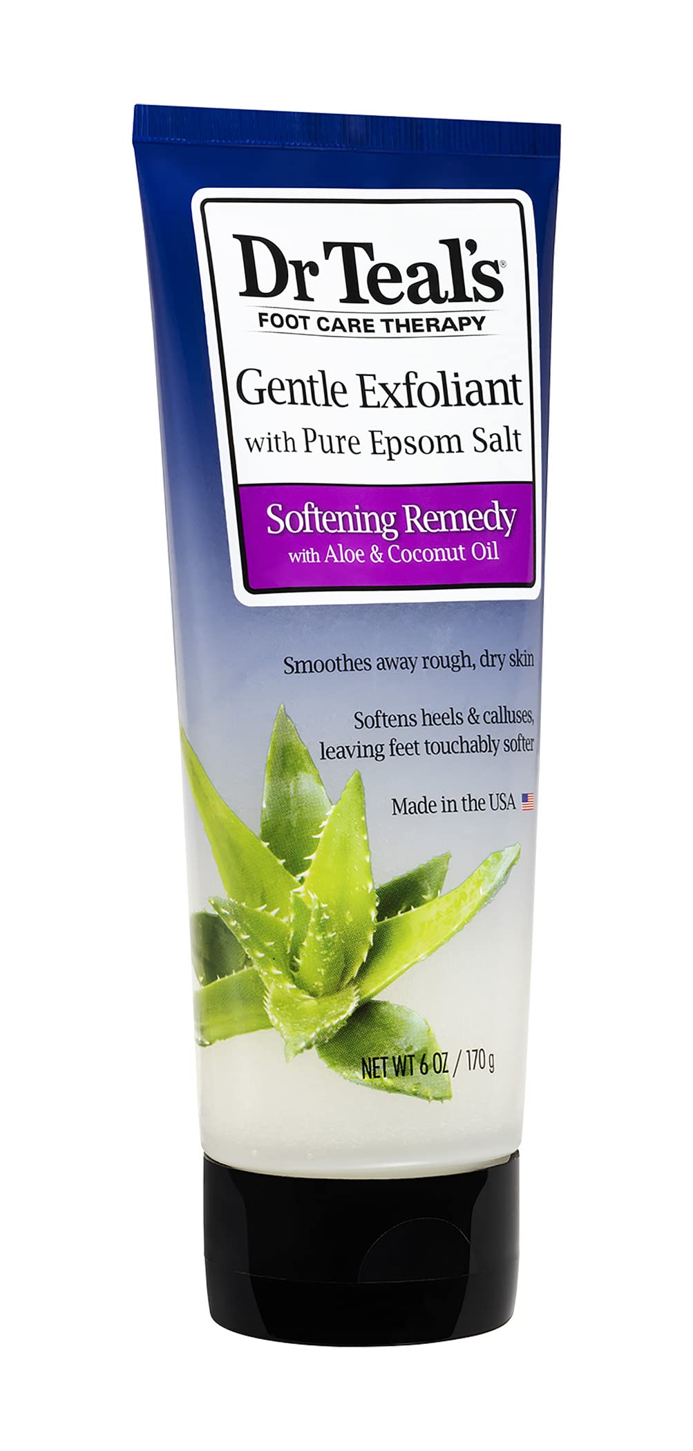 Dr. Teal's Gentle Exfoliant Foot Scrub With Epsom Salt 6 Ounce