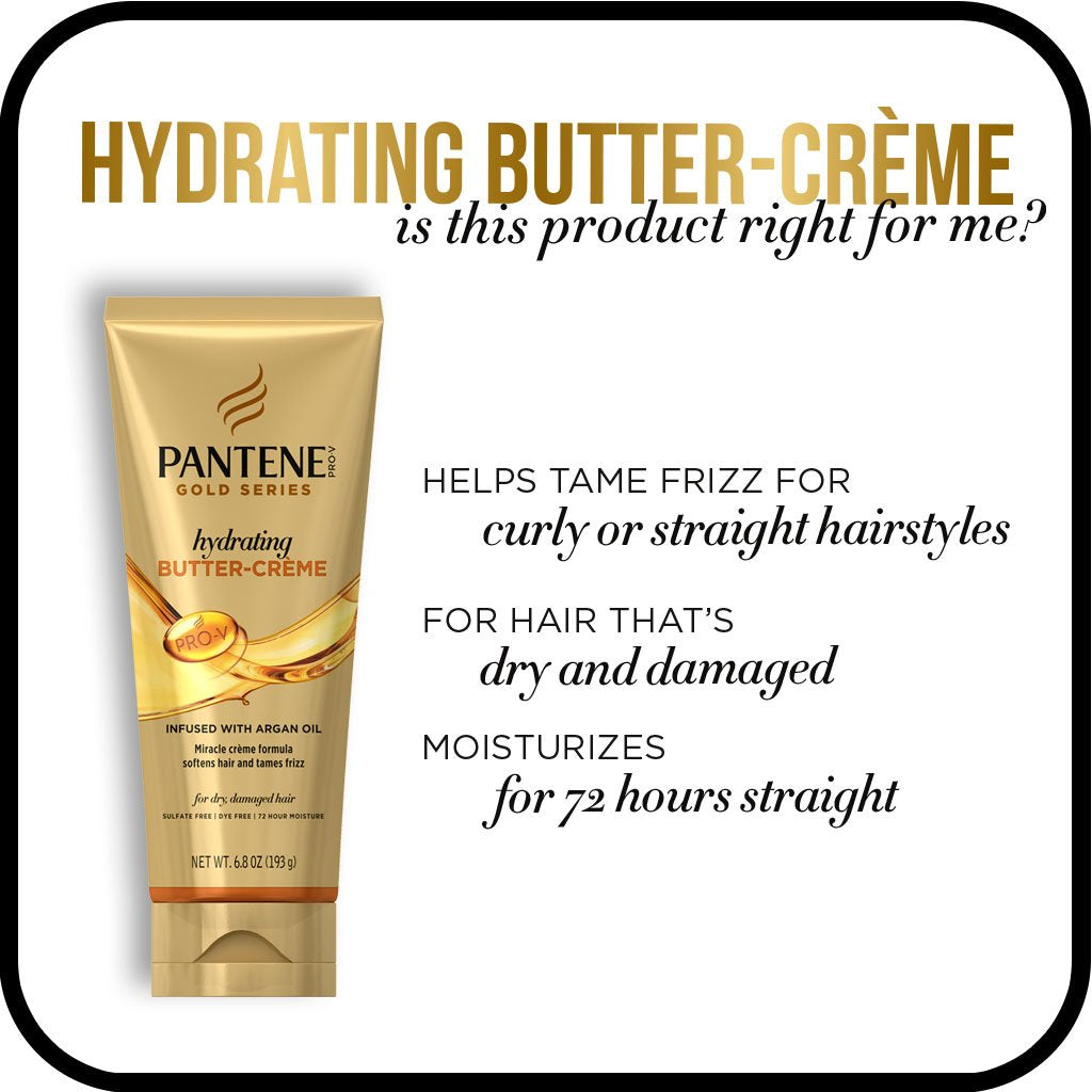 Pantene ProV Gold Series Hydrating Butter Cream, 6.8 Ounce