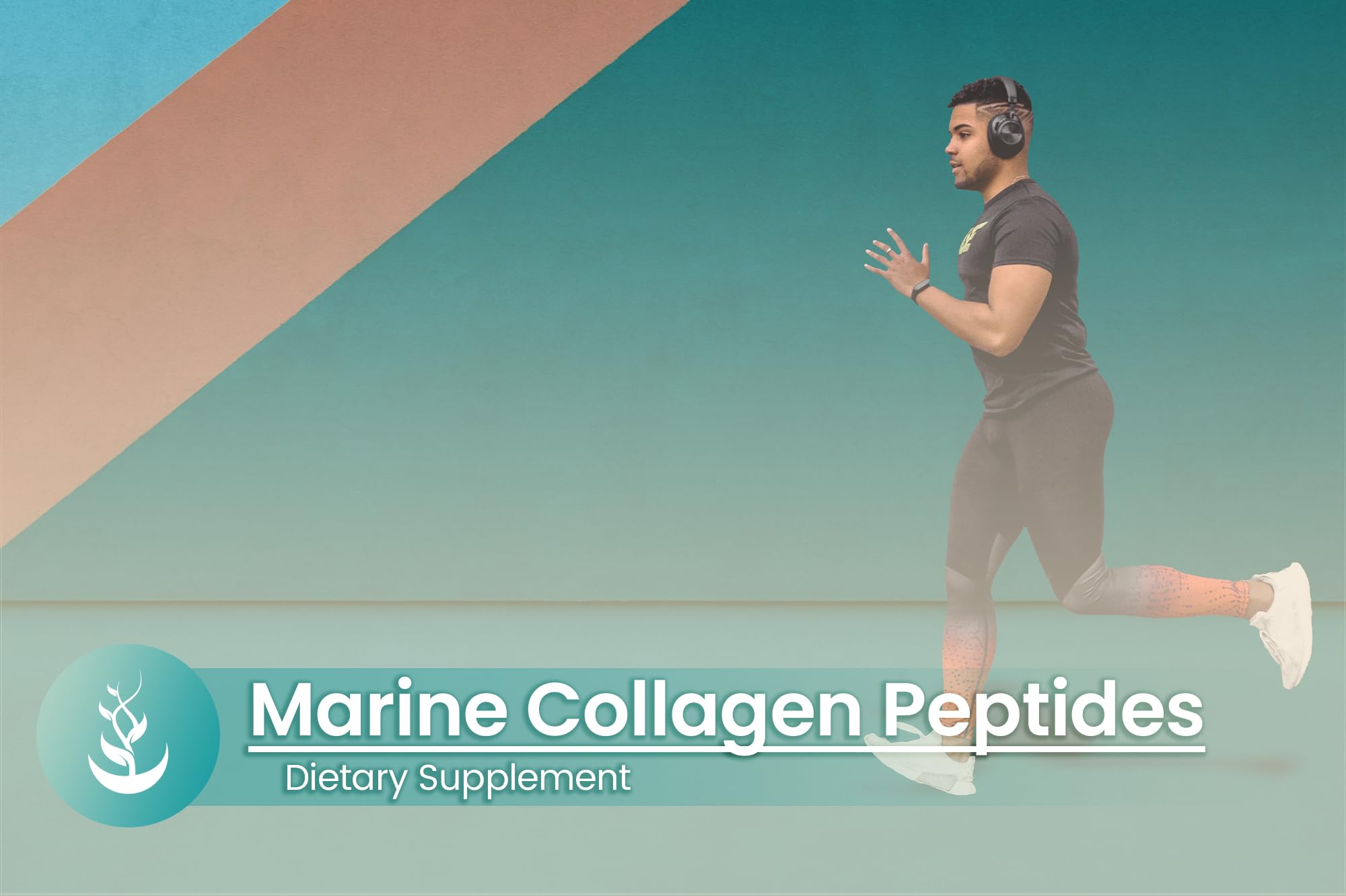 PURE ORIGINAL INGREDIENTS Marine Collagen Peptides, (100 Capsules) Always Pure, No Additives or Fillers, Lab Verified