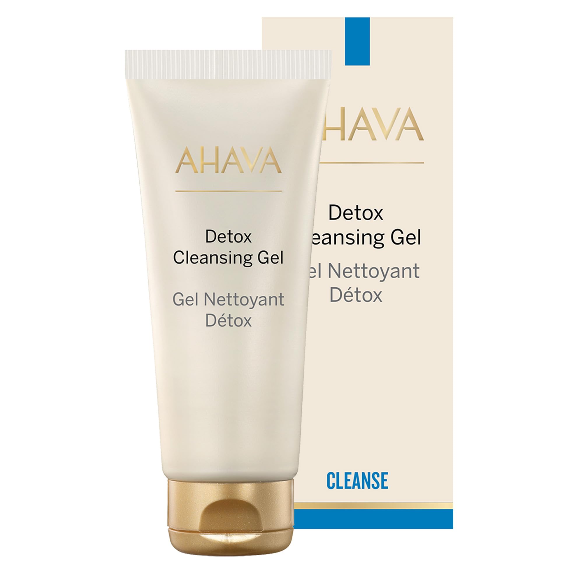 AHAVA Cleanse Detox Cleansing Gel - Removes Impurities & Pollutants of Pores while Promoting Radiance & Freshness, Contains Aloe Vera, OsmoGuard- ‘Urban Shield’ Patent & Exclusive Osmoter, 3.4 fl.oz