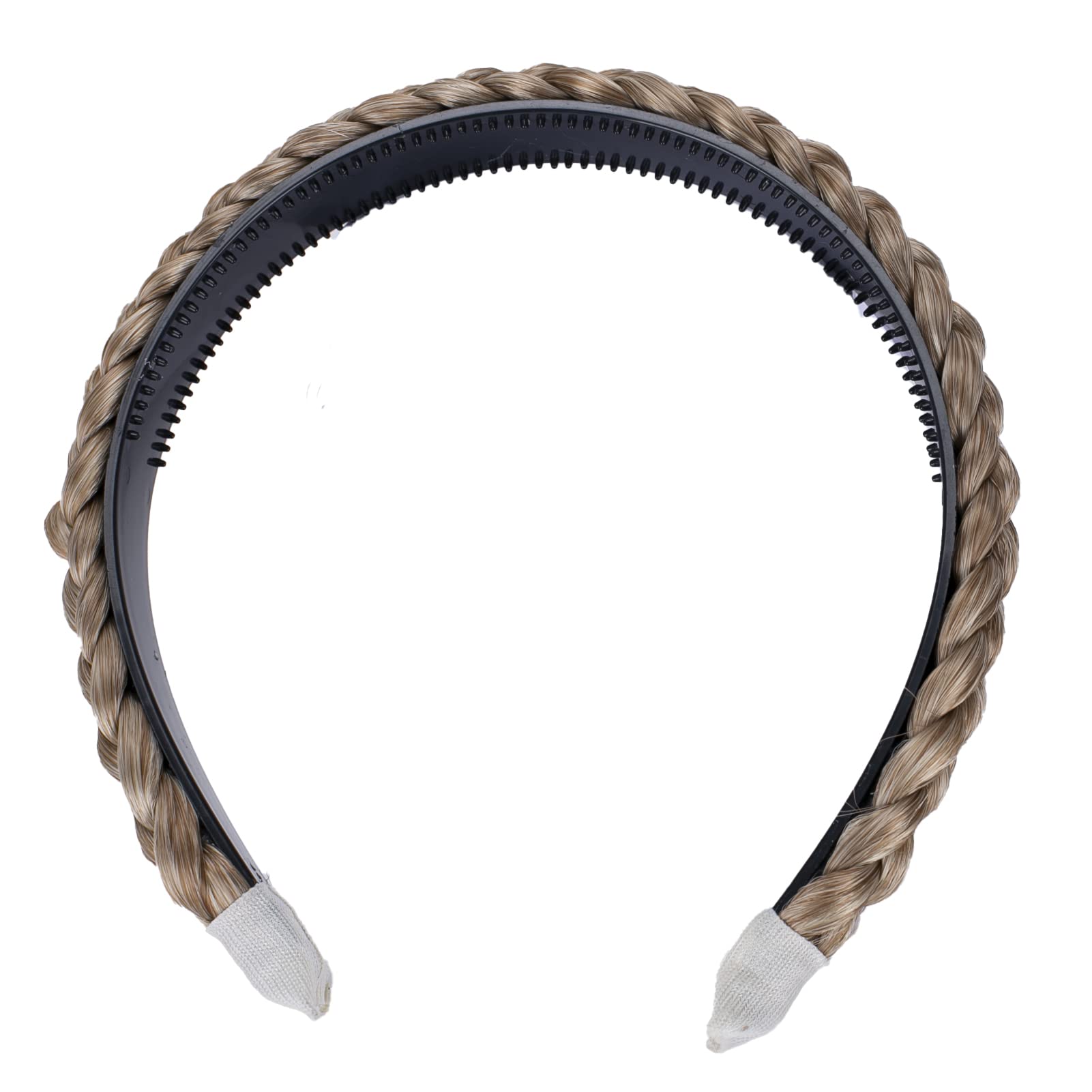 blonde mix # 27 / 613B HR3 : PRETTYSHOP Hair Band Plaited Braid Headband Hairpiece blonde mix # 27 / 613B HR3