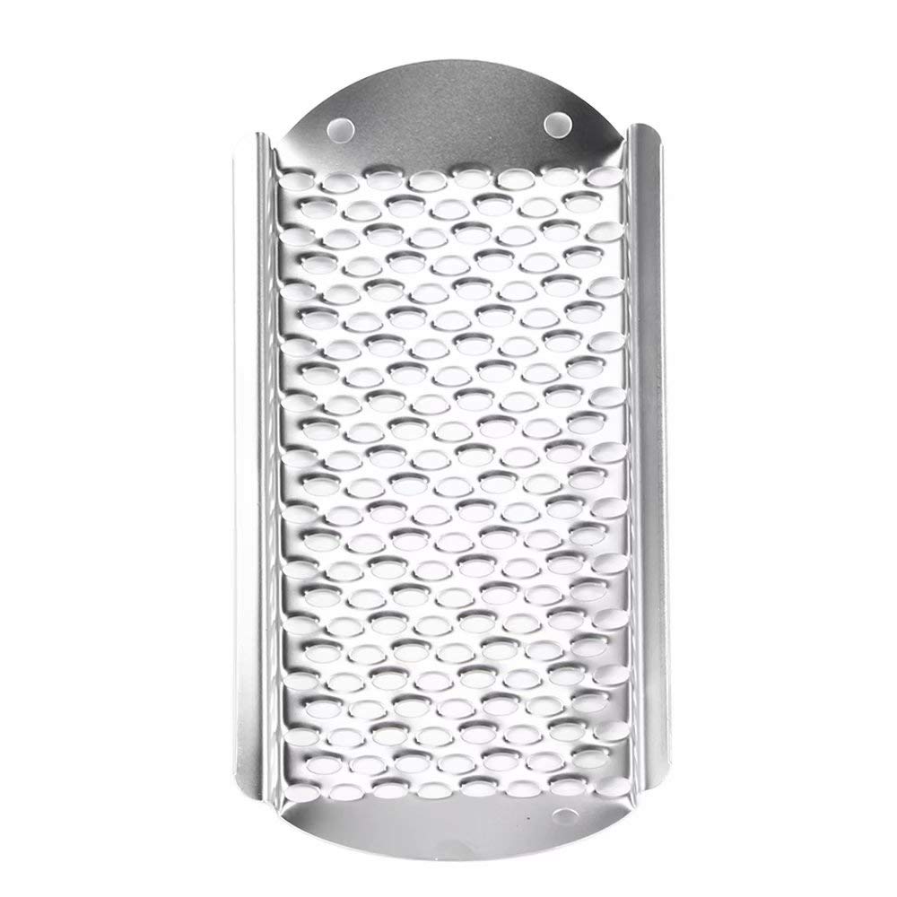 Paddsun 6Pcs Foot File Callus Remover Replacement Blades Pedicure Rasp Detachable Foot Scrubber Hard Skin Remove Stainless Steel Big Hole for Wet and Dry Feet