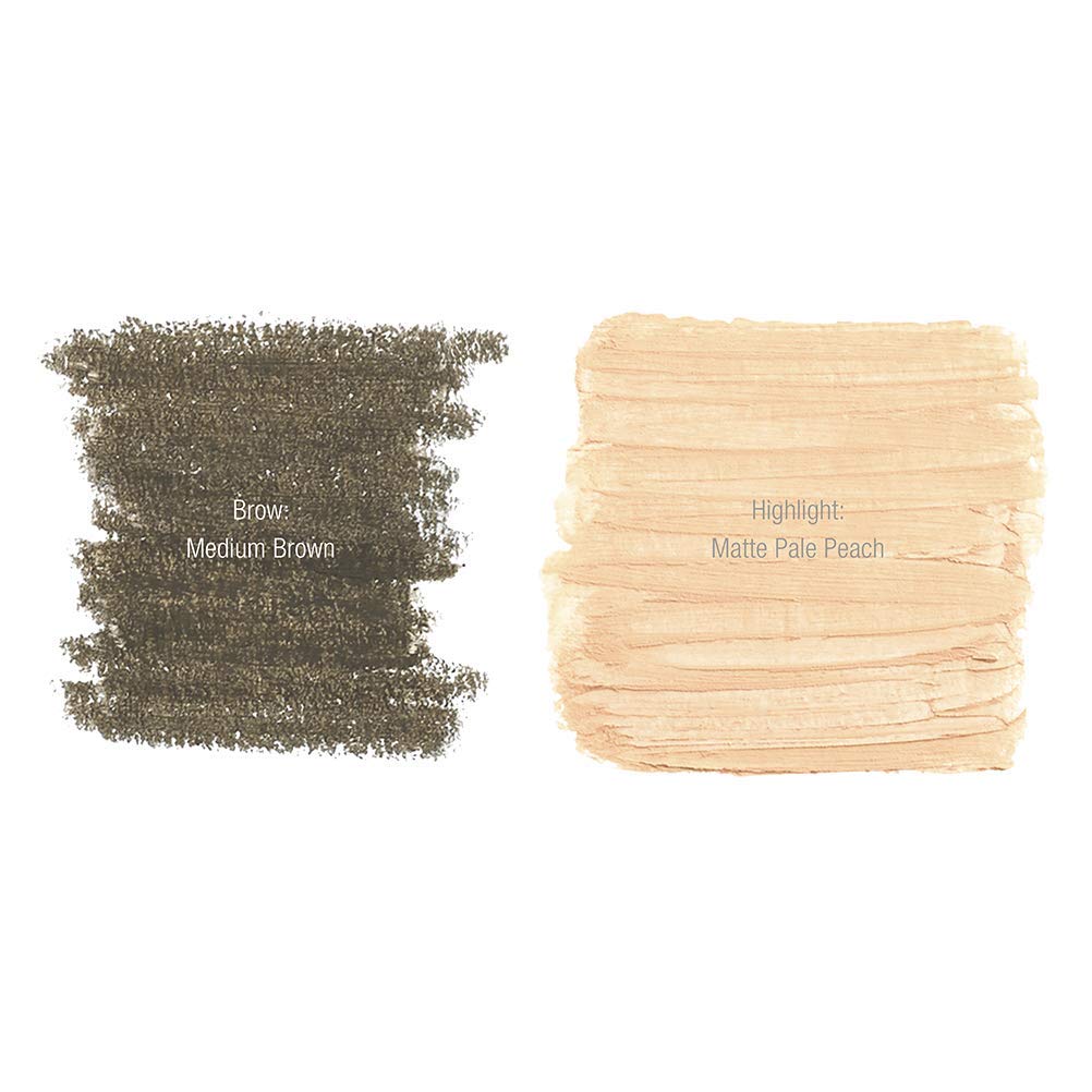 Nyx Professional Makeup Sculpt and Highlight Brow Contour, Brunette/Cream, 0.82g