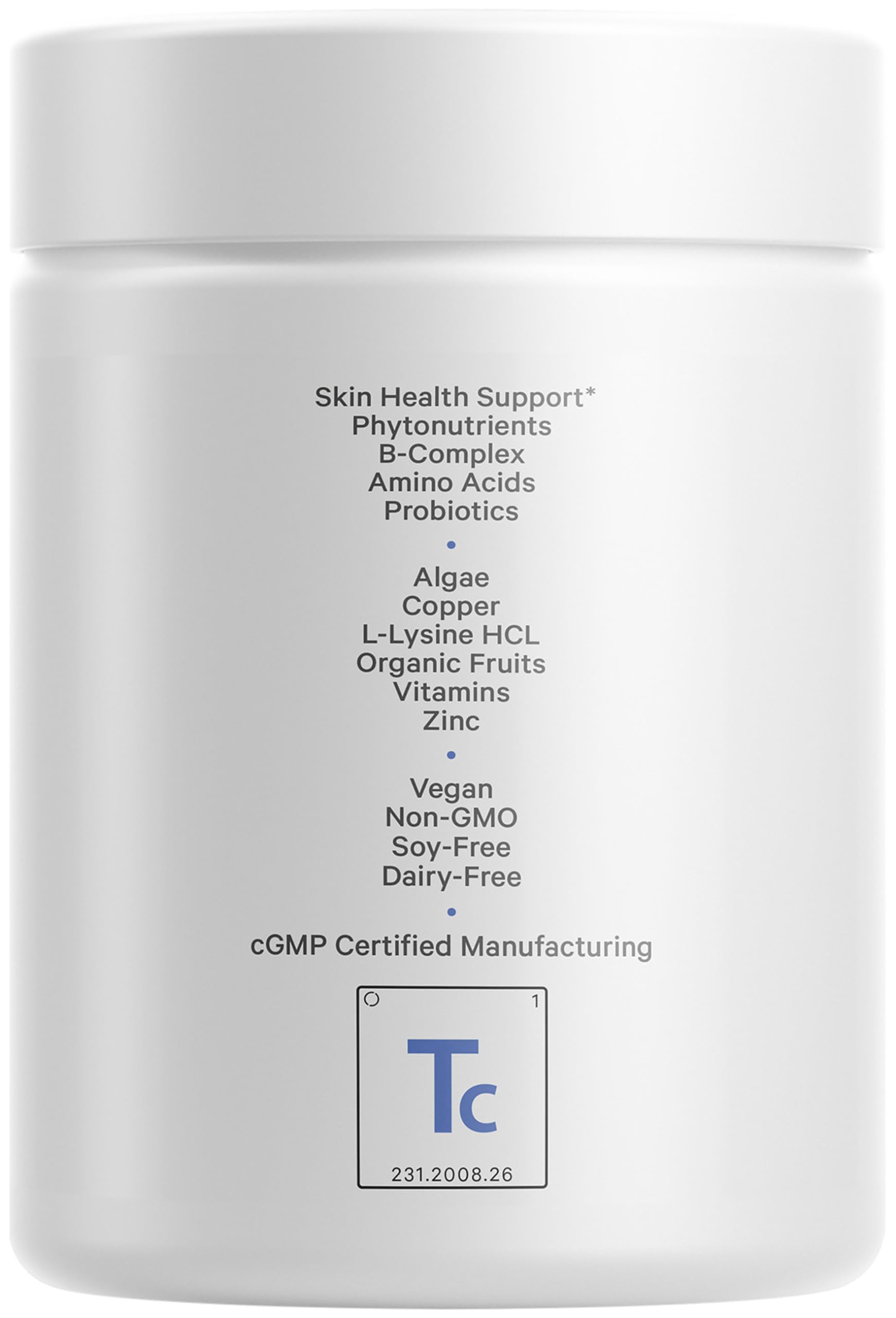 Codeage Teen Clearface Adolescent Face, Skin & Pimples, Vitamins A, C, D3, E, Pantothenic Acid, Niacin, Zinc Supplement Teenagers, Probiotics, L-Lysine, Omega-3, Oily Skin, Pores, Spots - 60 Capsules