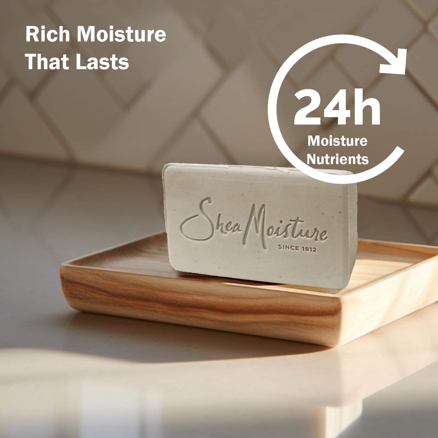 SheaMoisture Bar Soap 100% Virgin Coconut Oil - Daily Hydrating Body Wash Bar Soap with Plant-Based Moisturizers to Nourish and Replenish Skin - 8 oz. Bar 2 Pack