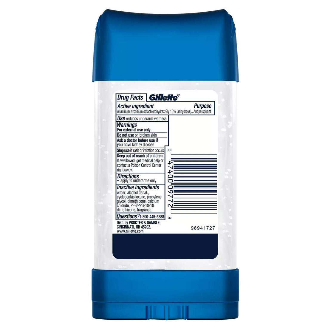 Clear Gel Anti-perspirant