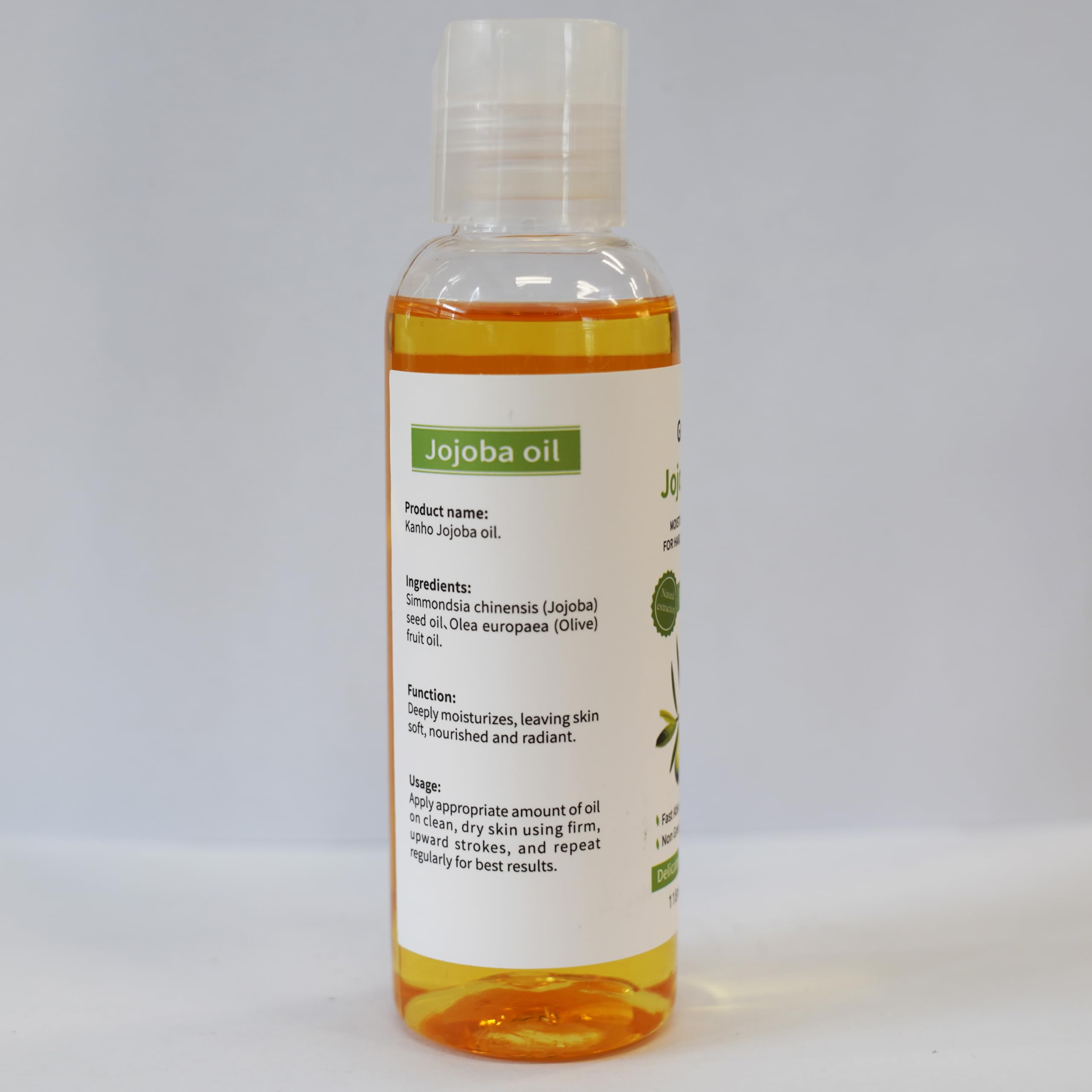 GrlGrl Jojoba Oil Organic, 118ML – Moisturize & Glow for Hair, Skin, and Body – Pure Cold Pressed Natural, Fast Absorb & Non-Greasy