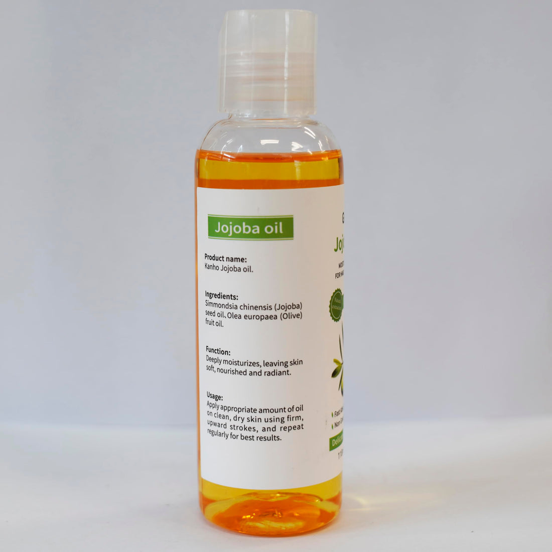 GrlGrl Jojoba Oil Organic, 118ML – Moisturize & Glow for Hair, Skin, and Body – Pure Cold Pressed Natural, Fast Absorb & Non-Greasy