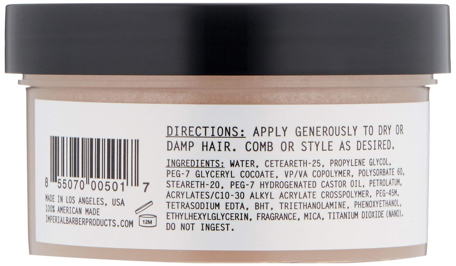 Imperial Barber Grade Products Fiber Pomade 6 0z.