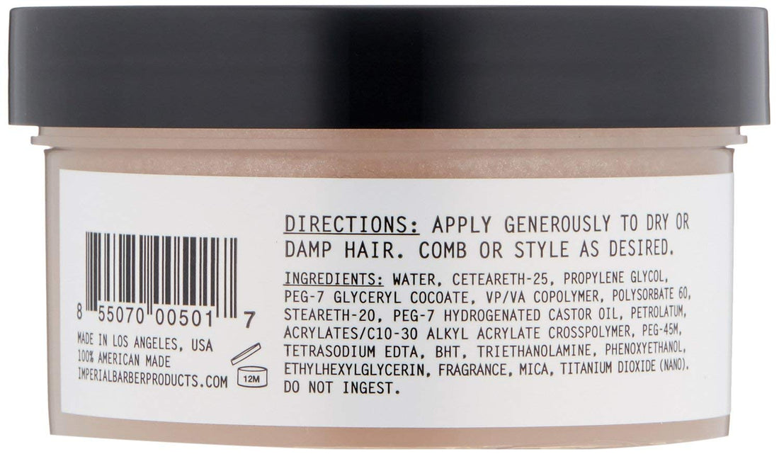 Imperial Barber Grade Products Fiber Pomade 6 0z.