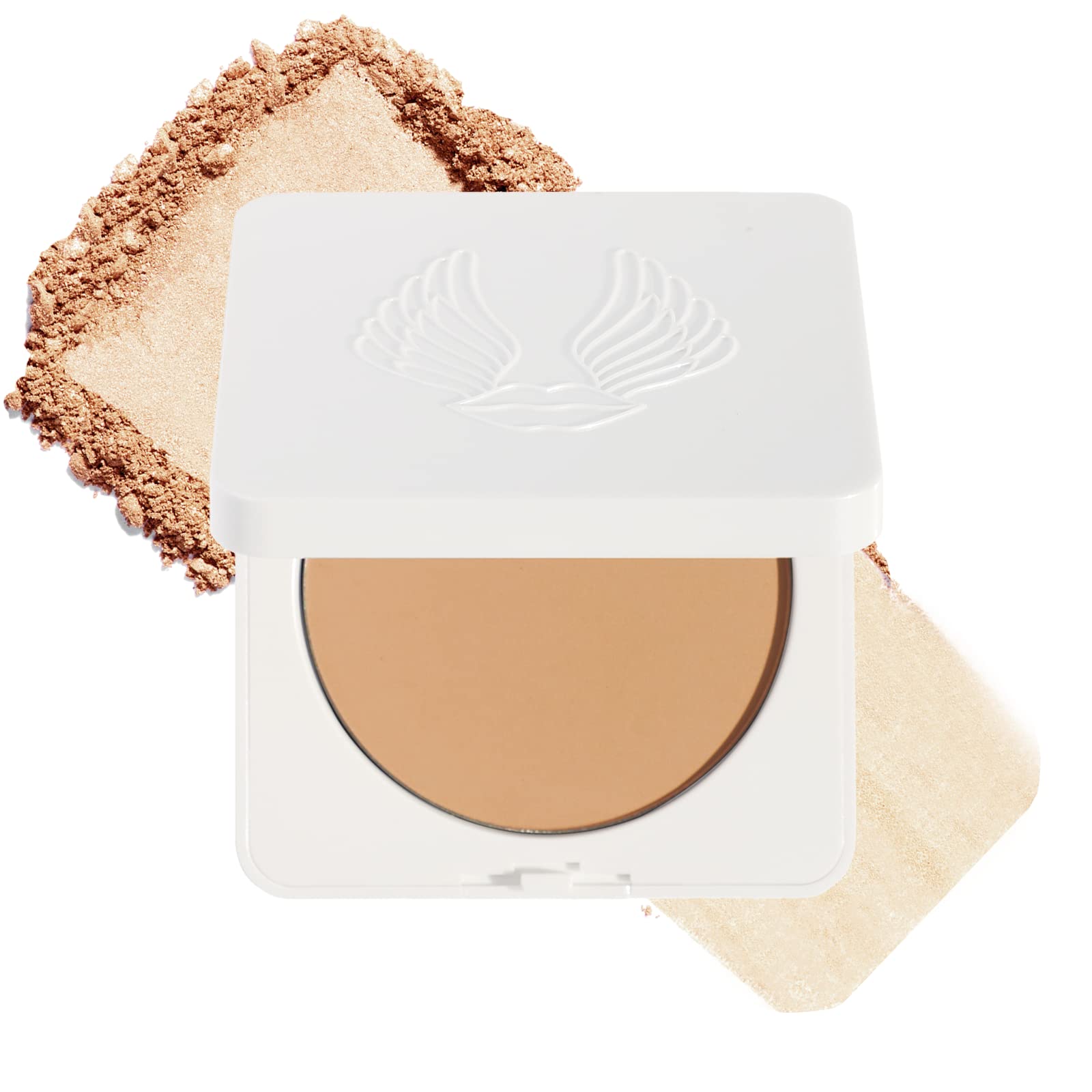 True + Luscious Velvet Matte Oil-Control Face Powder Compact - Vegan, Cruelty Free, Paraben Free. Multi-use Powder Foundation - 0.35 oz (Shade 4: Rich Tan w/ Neutral Undertones)