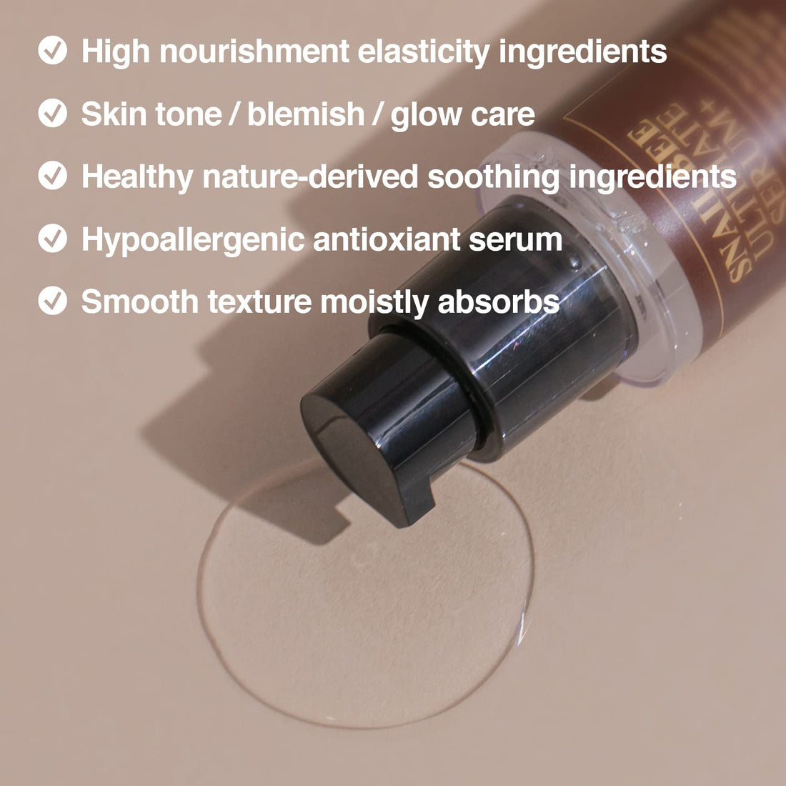 BENTON Snail Bee Ultimate Serum 35ml (1.18 fl.oz.) - Snail Secretion Filtrate, Bee Venom, Tea Tree Leaf Water Contained Skin Nourishing & Soothing Facial Serum for Damaged, Acne-Prone Skin