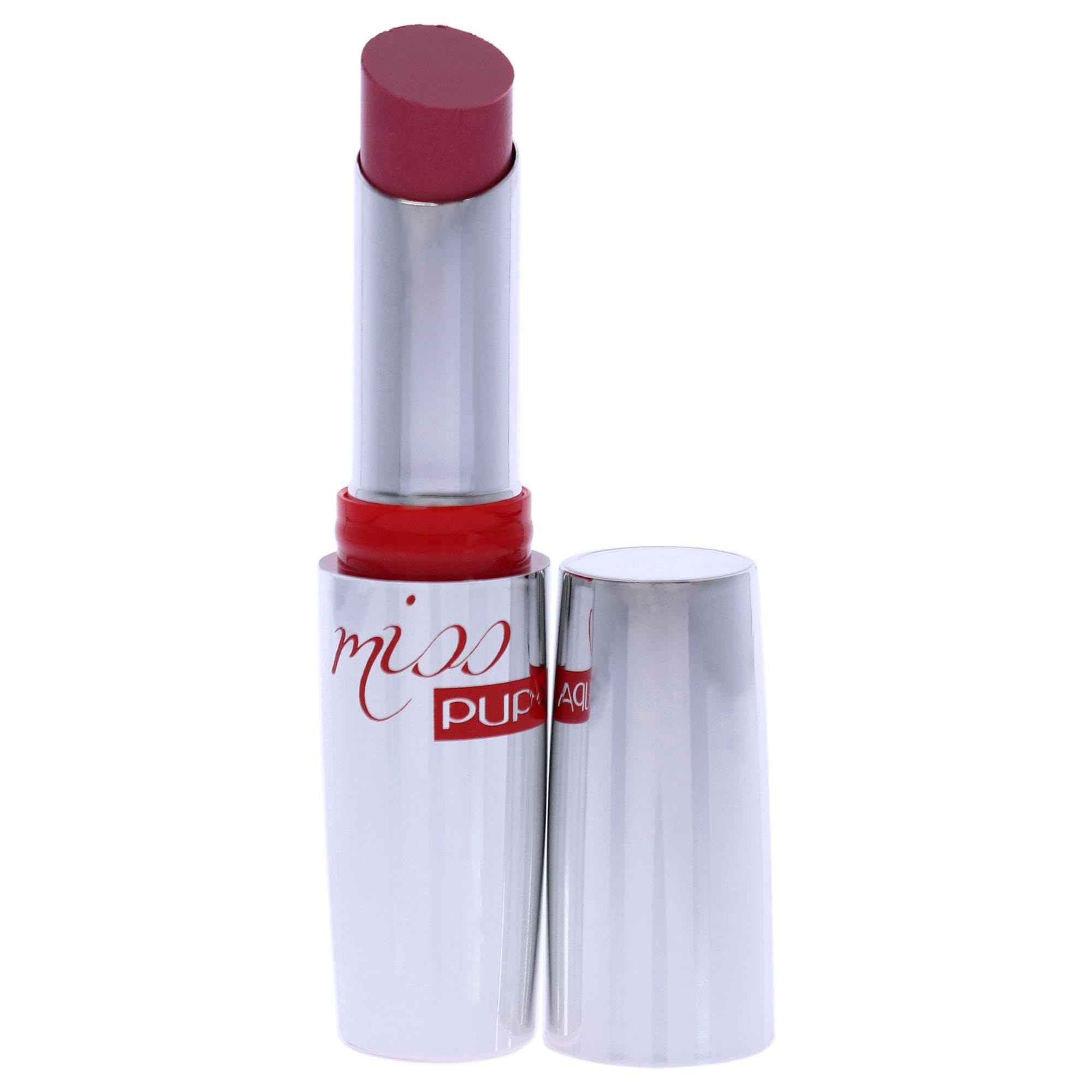 PUPA Milano Miss Pupa Lipstick by - Ultra Bright Lip Balm with Crystal Effect (102 CANDY NUDE)