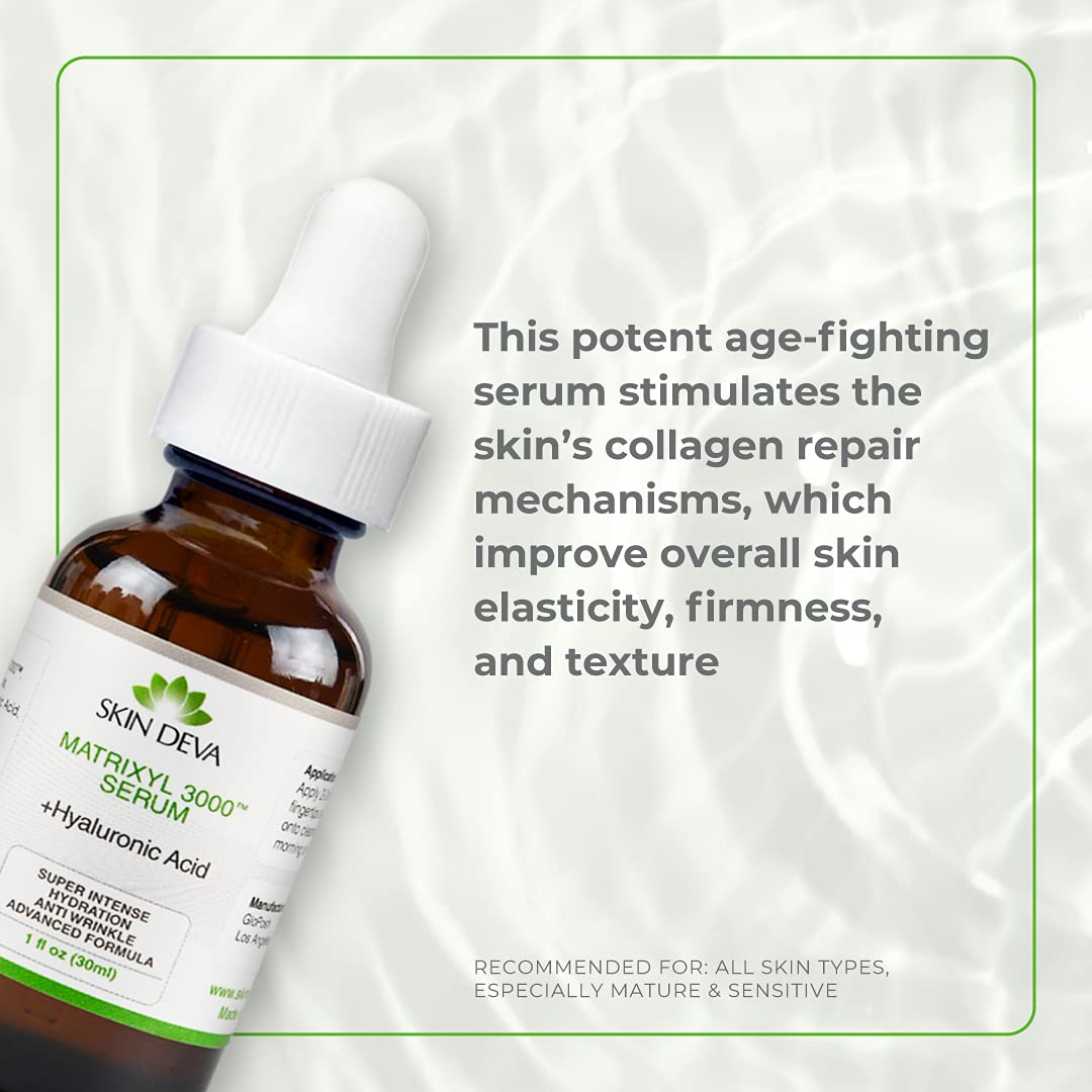 Matrixyl 3000 Serum with Hyaluronic Acid 1oz - super intense hydration by SKIN DEVA