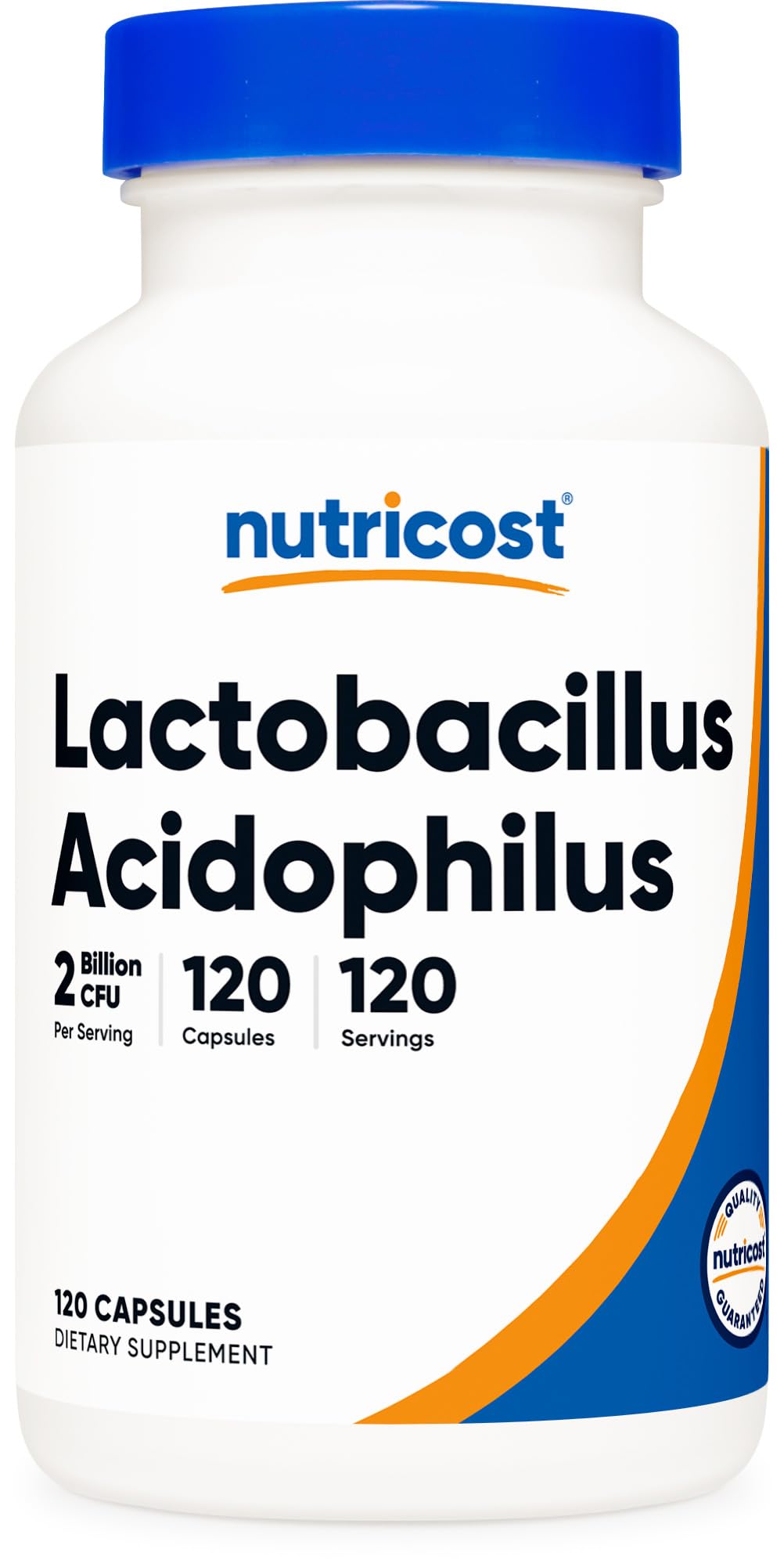 Nutricost Lactobacillus Acidophilus 2 Billion CFU Per Serving (120 Capsules)