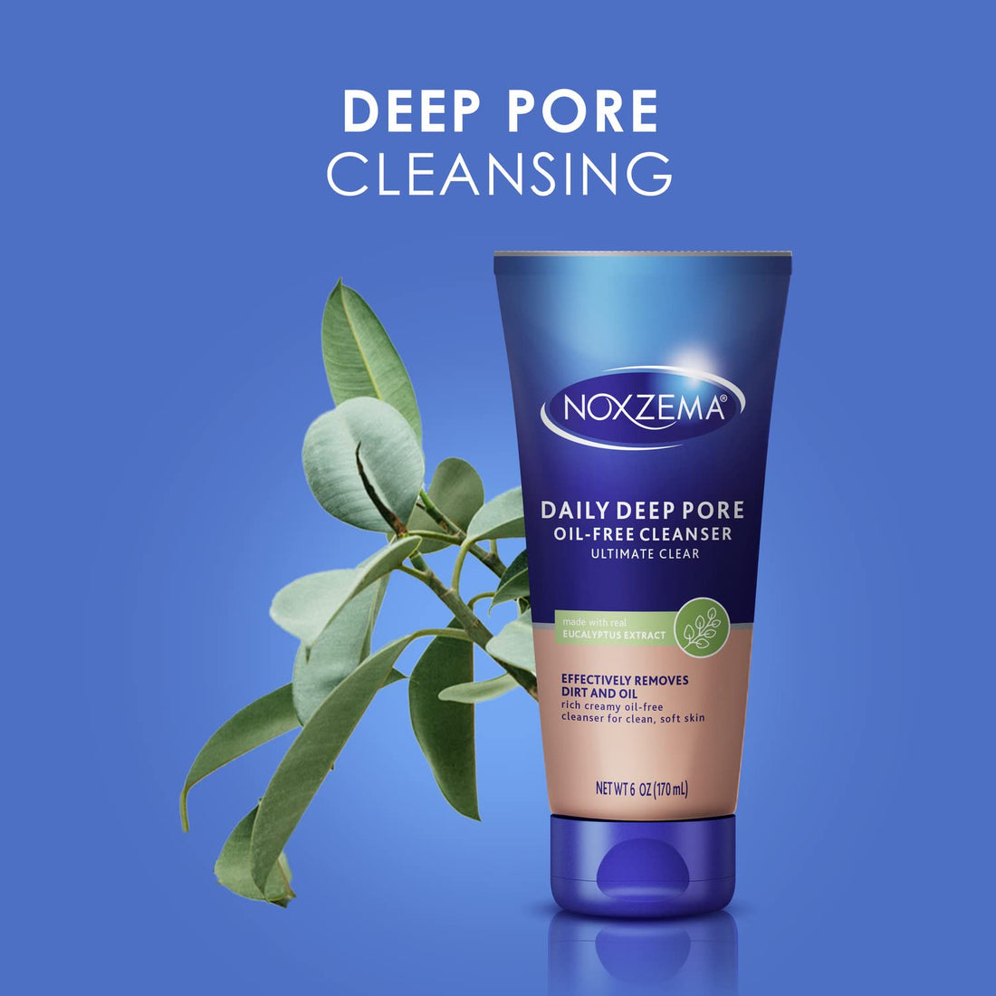 Noxzema Ultimate Clear Daily Deep Pore Cleanser 6 Oz (Pack of 6)