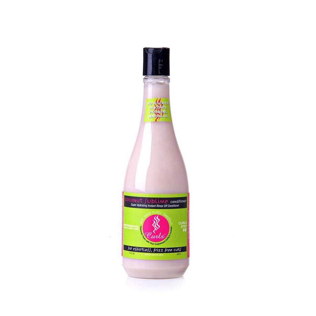 Curls Coconut Sublime Moisturizing Instant Conditioner (Rinse Off), 14-Ounce Bottle