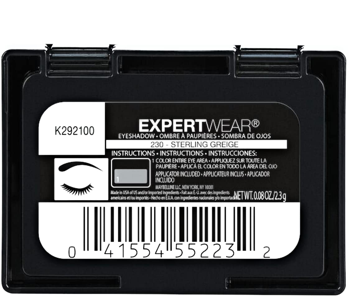 Maybelline New York EYESHDW MAKEUP STERLING GRG