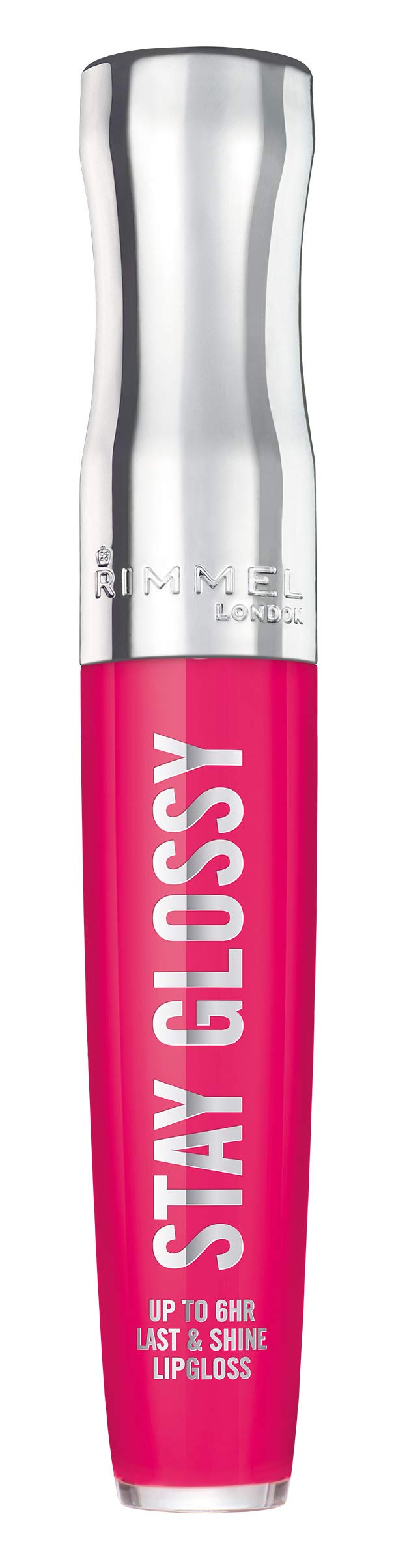 Rimmel Stay Glossy 6HR Lip Gloss, The Future is Pink, 0.18 Fl Oz (Pack of 1)