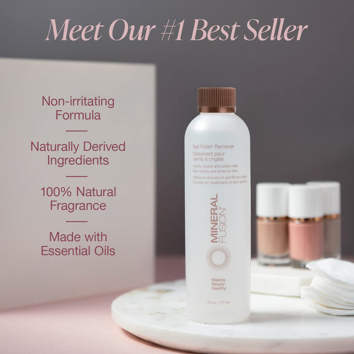 Mineral Fusion Natural Nail Polish Remover, 6 Ounce