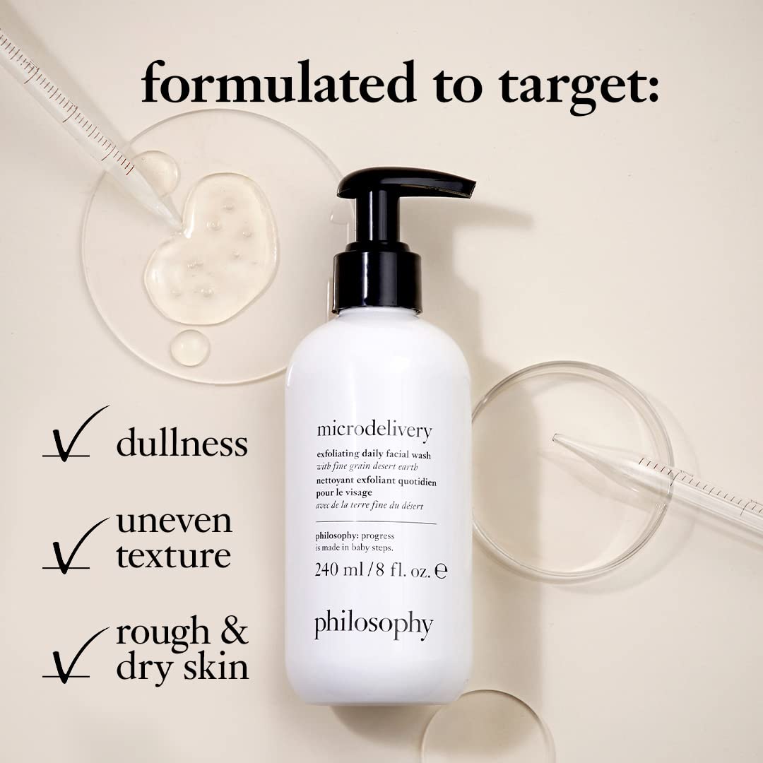 philosophy microdelivery exfoliating face wash 8 fl oz