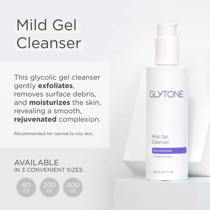 Glytone StepUp Cleanse Mild Cream Wash 200ml/6.7oz
