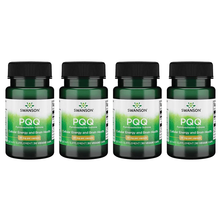 Swanson Ultra Pqq Pyrroloquinoline Quinone 20 mg per Capsule - 30 Veggie Capsules - Pack of 4