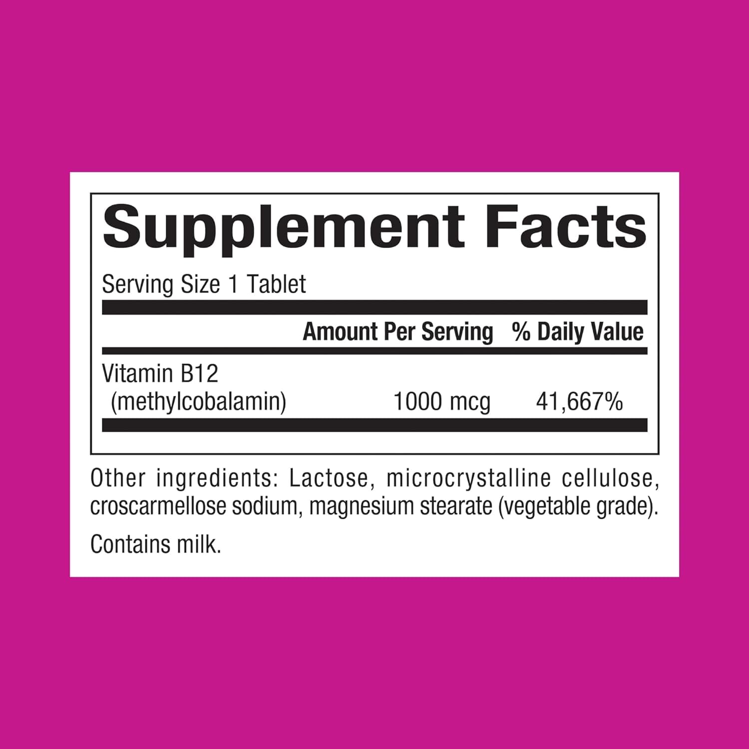 Natural Factors Vitamin B12 Methylcobalamin 1,000 mcg, Offers The Most Metabolically Active Form of B12, 180 Chewable Tablets