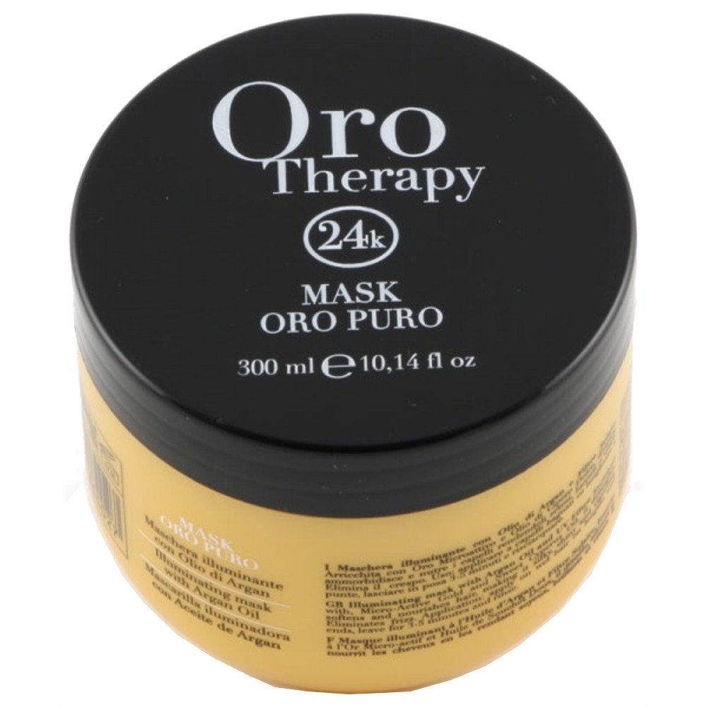 Fanola Oro Puro Illuminating Keratin Argan Mask, 300 ml