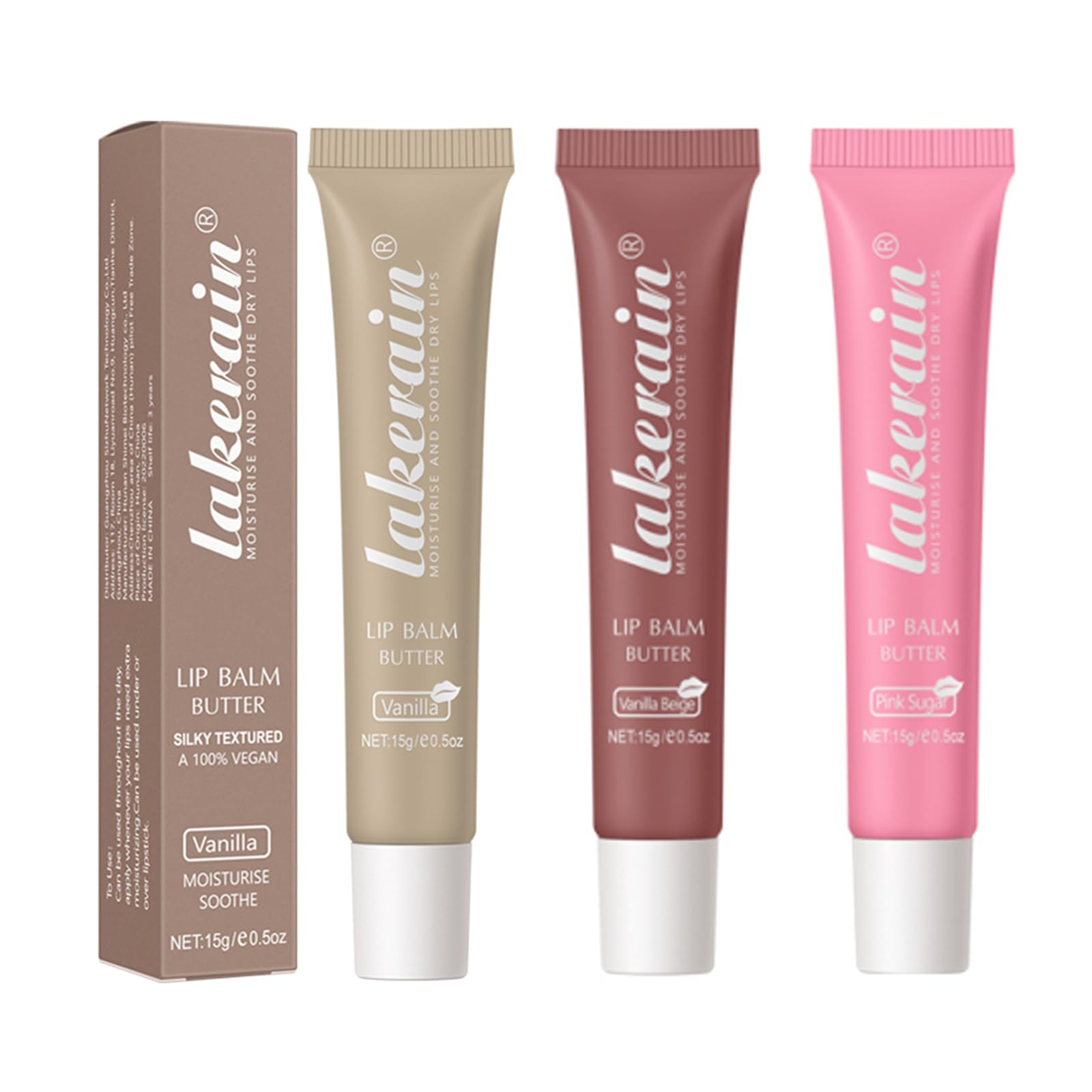 Riroenst 3 Colors Hydrating Lip Gloss,High Shine Plumping Lip Butter Balm, Glitter Glossy Glass Finish Lip Glow Oil, Natural Jelly Lipstick Lip Tint Lip Care for Women and Girls