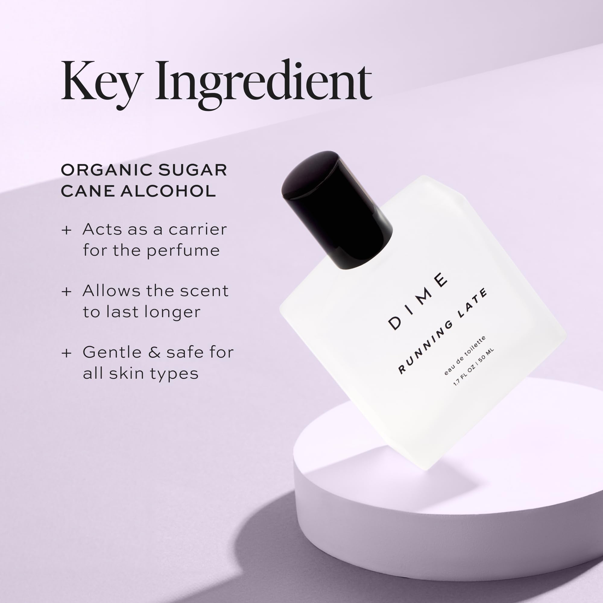 Dime Beauty Running Late Perfume, 1.7 oz / 50 ml