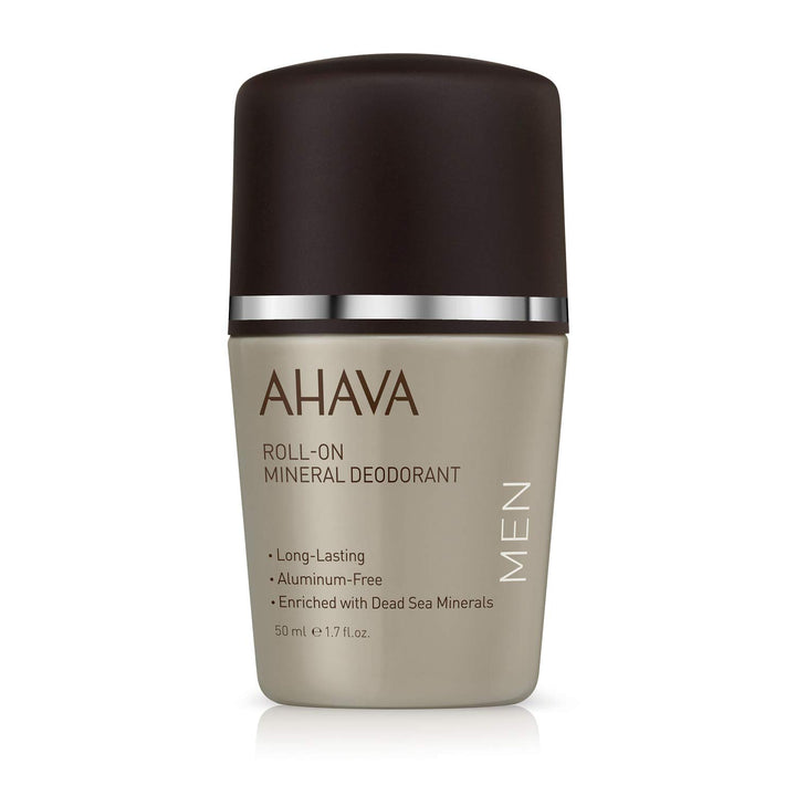 AHAVA Dead Sea Mineral Deodorant 50ml for Men, off-white, 50 ml