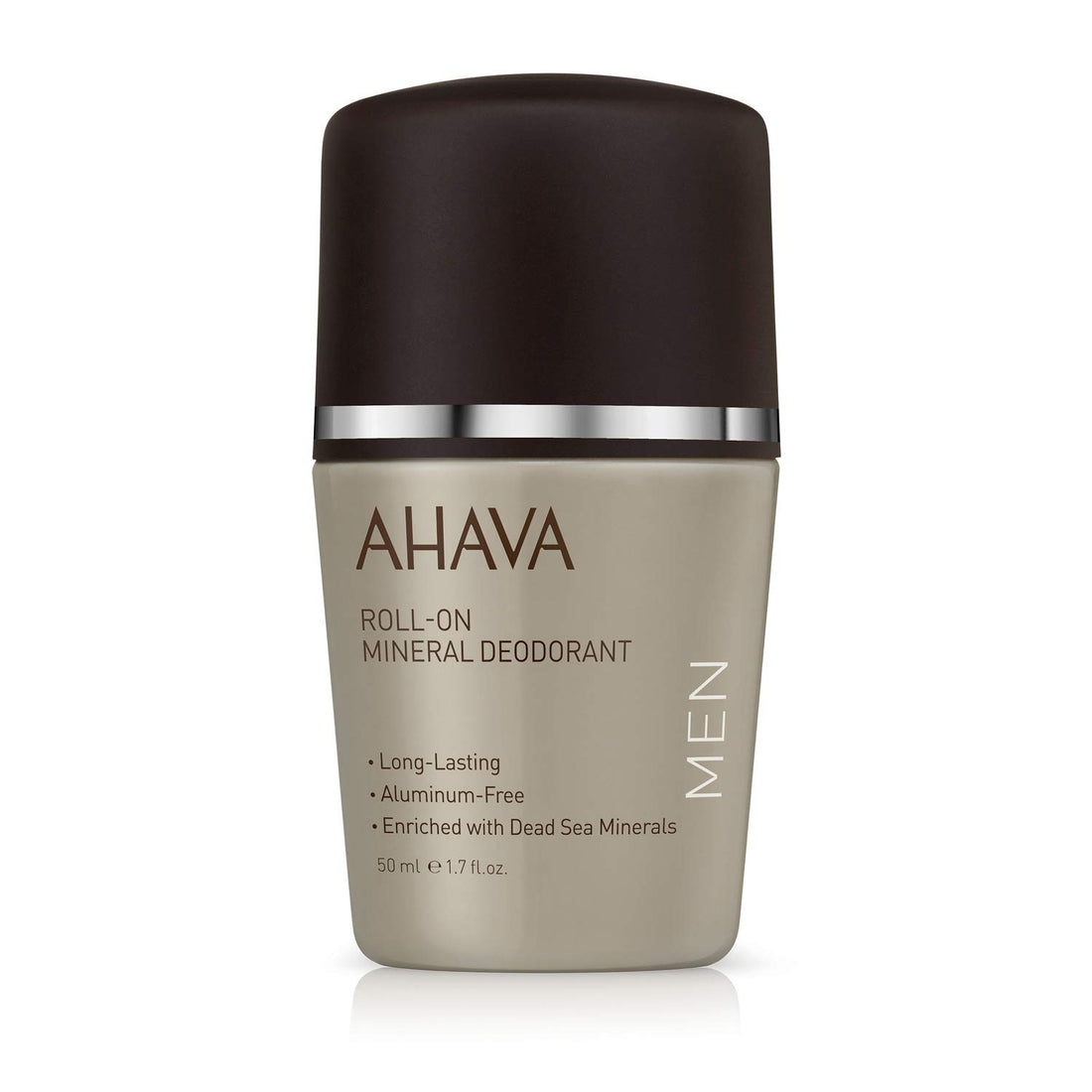 AHAVA Dead Sea Mineral Deodorant 50ml for Men, off-white, 50 ml