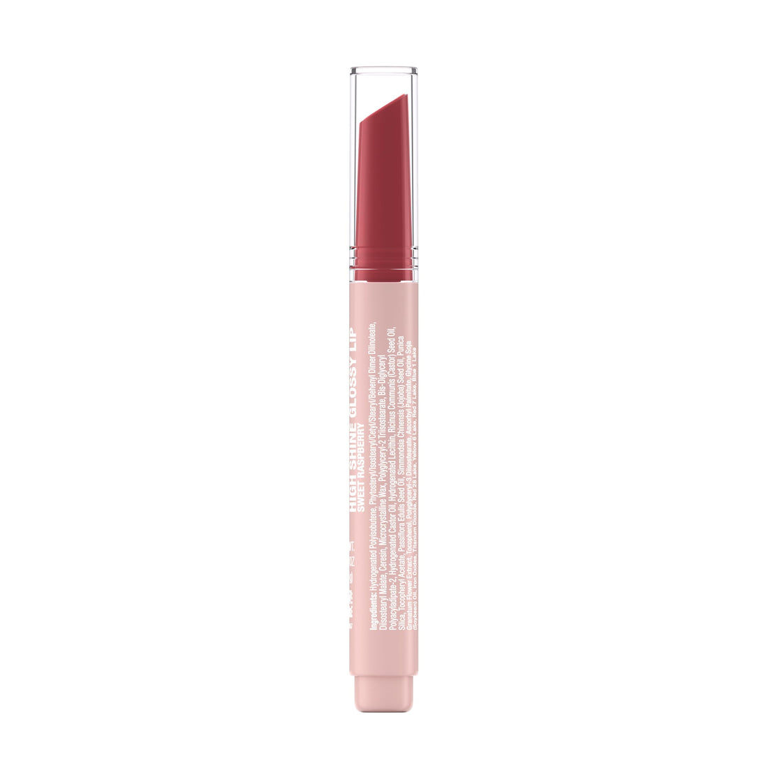 Neutrogena High Shine Glossy Lip with Maracuja Oil + Vitamins & Antioxidant Vitamin E, Nourishing Glossy Lip, Non-Retractable, Pigmented For Buildable Color, Sweet Raspberry, 0.07 oz