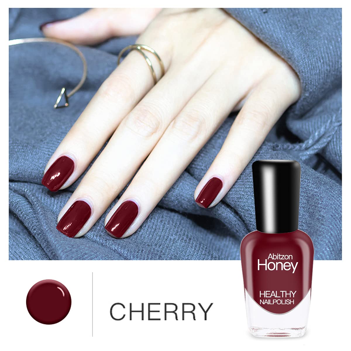 Abitzon New Nail Polish Set (10 Bottles) - Non-Toxic Eco-Friendly Easy Peel Off & Quick Dry Water Based Nail Polish: Style-3