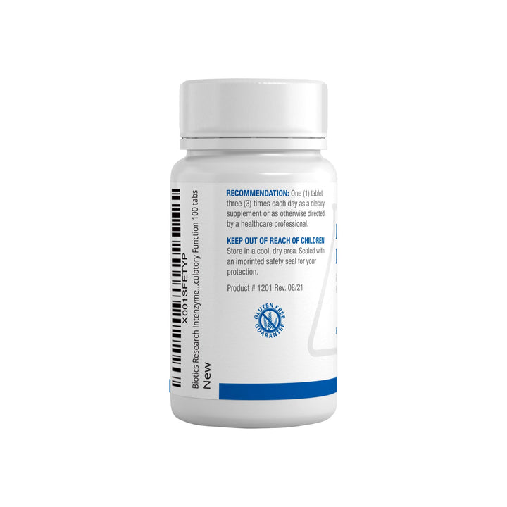 Biotics Research Intenzyme Fort™ Proteolytic Pancreatic Enzymes, Pancreatin, Bromelain, Papain, Lipase, Amylase–Supplement Supports Healthy Protein Digestion, Immune & Circulatory Function 100 Tablets
