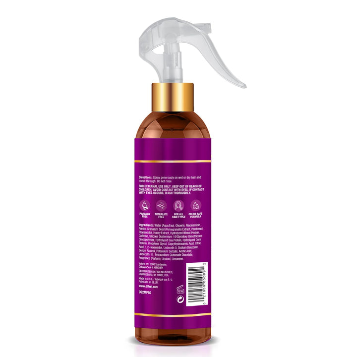 Difeel Pomegranate & Manuka Honey Leave-in Conditioning Spray 8 oz. - Leave in Conditioner for Dry, Damaged Hair, Strengthens, Adds Moisture and Stimulates Growth