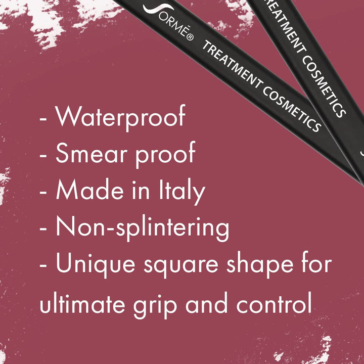 Sorme Cosmetics Waterproof Smear Proof Lip Liner, Burgundy, 0.06 Ounce