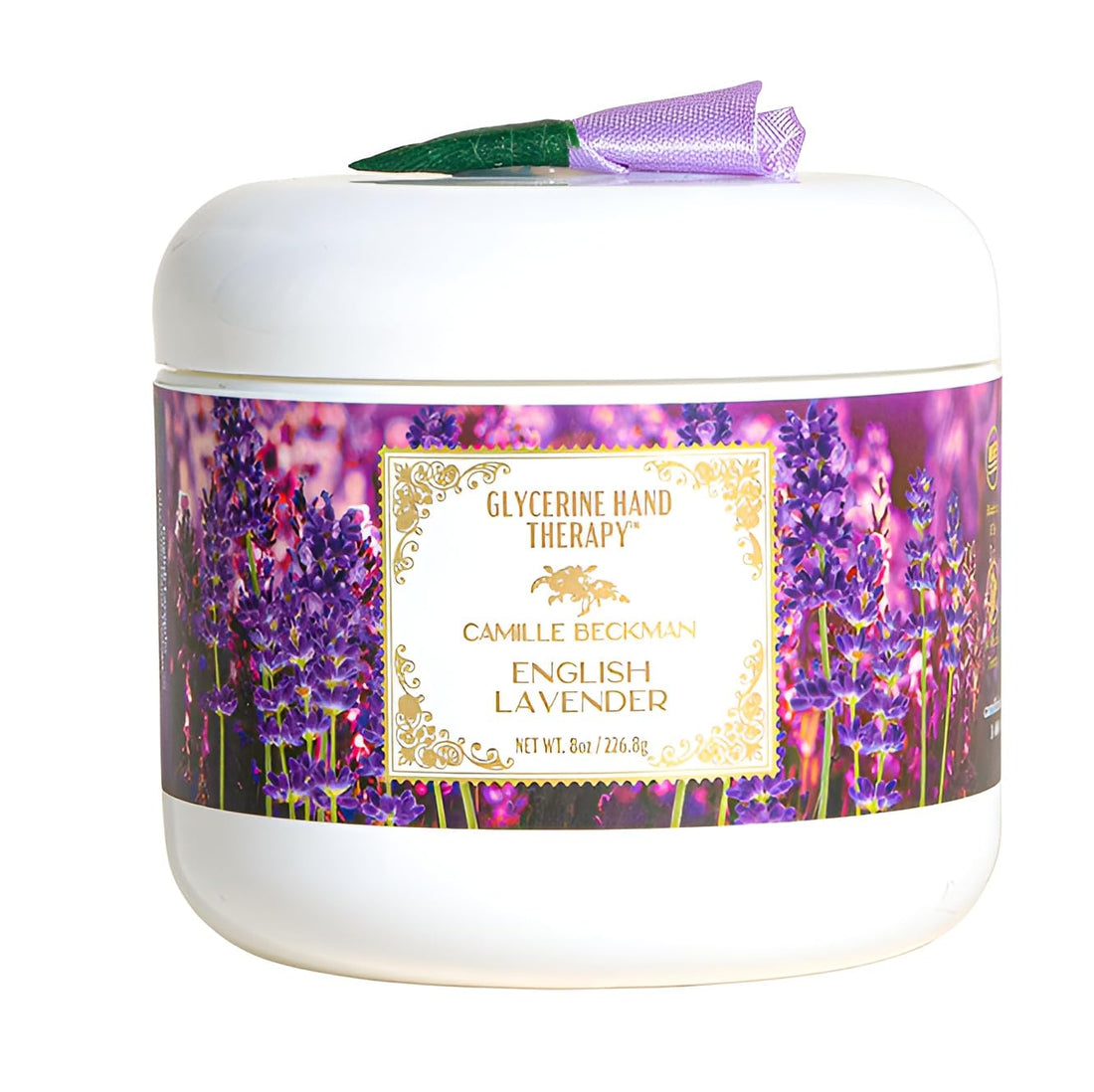 Camille Beckman Glycerine Hand Therapy, 8 Ounce Jar, English Lavender by Camille Beckman