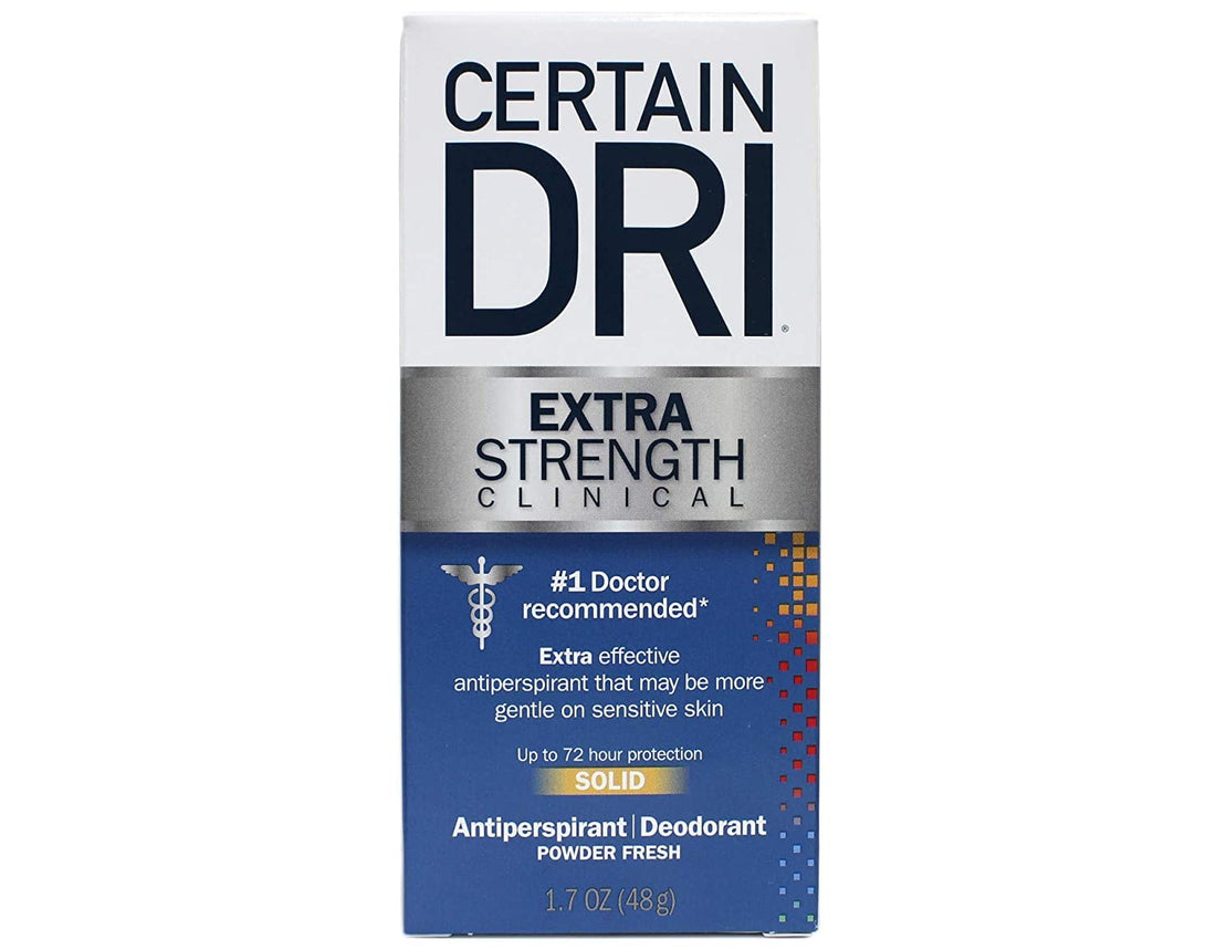 DSE Certain Dri Anti-perspirant Solid Stick - 1.7 Oz, Unscented, Unisex