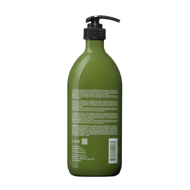 Luseta Castor & Hemp Oil Conditioner for Hair Growth, Hair Loss/Repair, Thickens & Enriches Thinning 33.8oz
