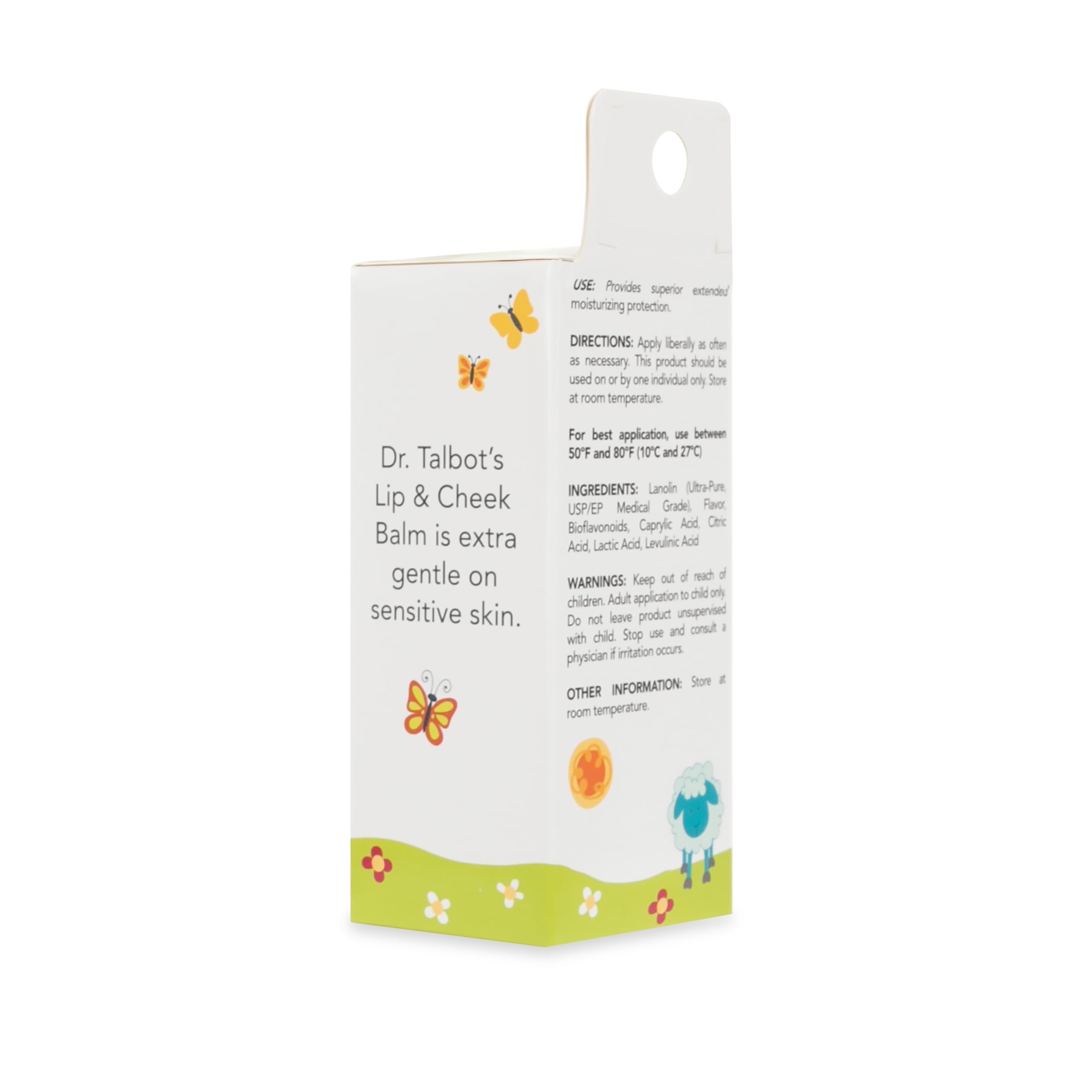 Dr. Talbot's Lanolin Lip & Cheek Balm for Baby, Naturally Inspired with Citroganix,Vanilla Milk Flavor, 2 Pack, 0.35 Ounce