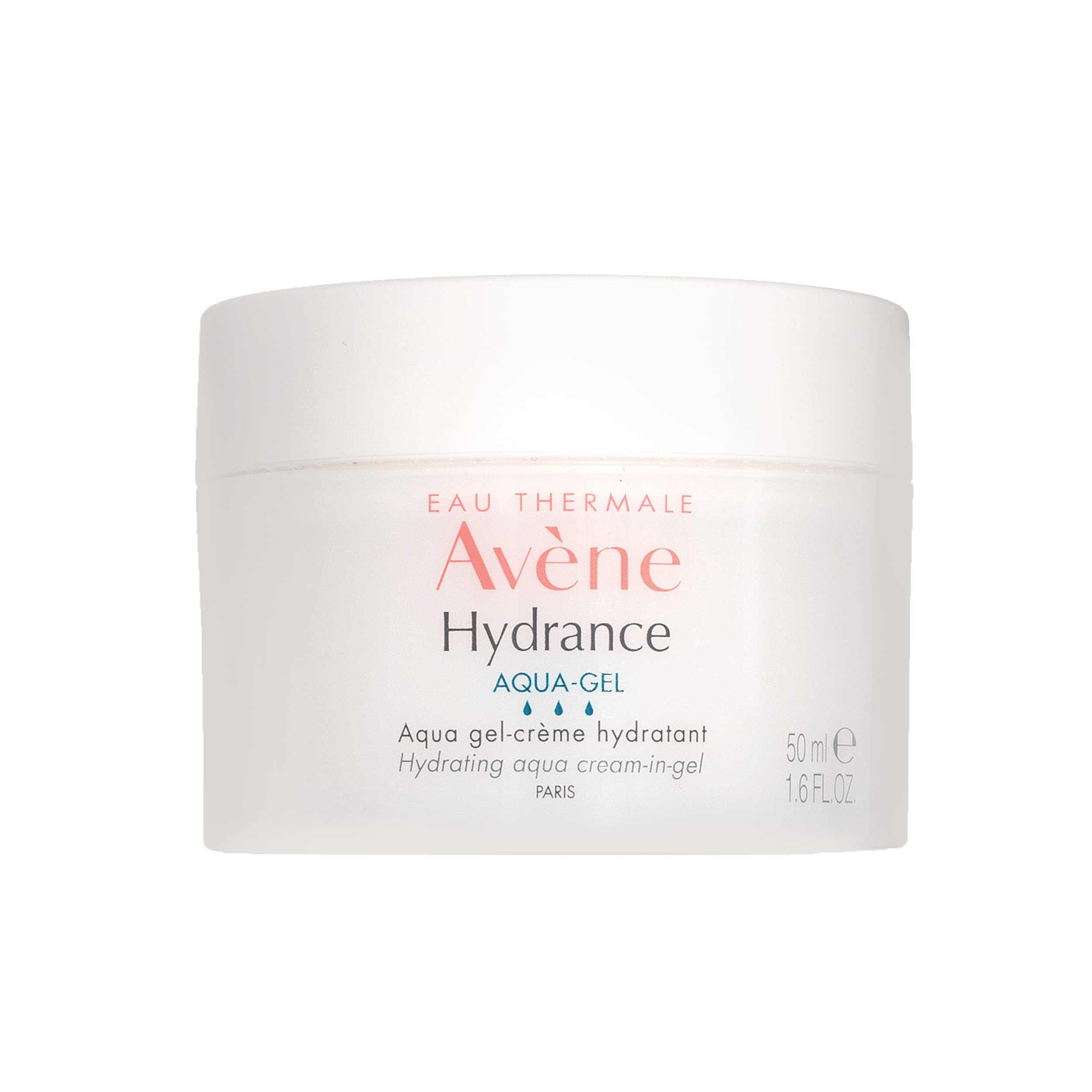 Avène Hydrance Hydrating Aqua Cream-in-Gel, 24 Hour Hydration, Antioxidant Protection, 1.6 Oz