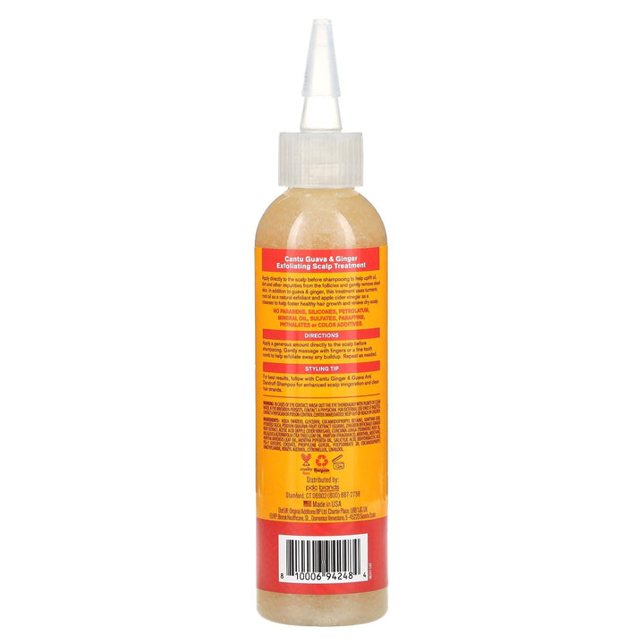 Cantu Guava & Ginger, Scalp Exfoliating Pre-Poo Treatment, 6 fl oz (180 ml)