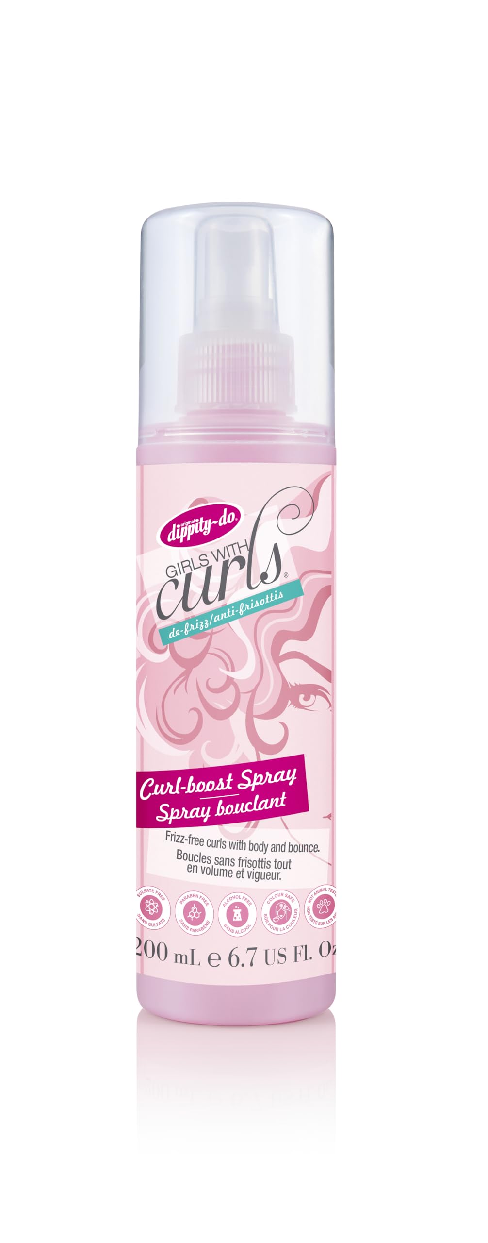 Dippity-Do Girls With Curls Curl Boost Spray, 6.7 Oz